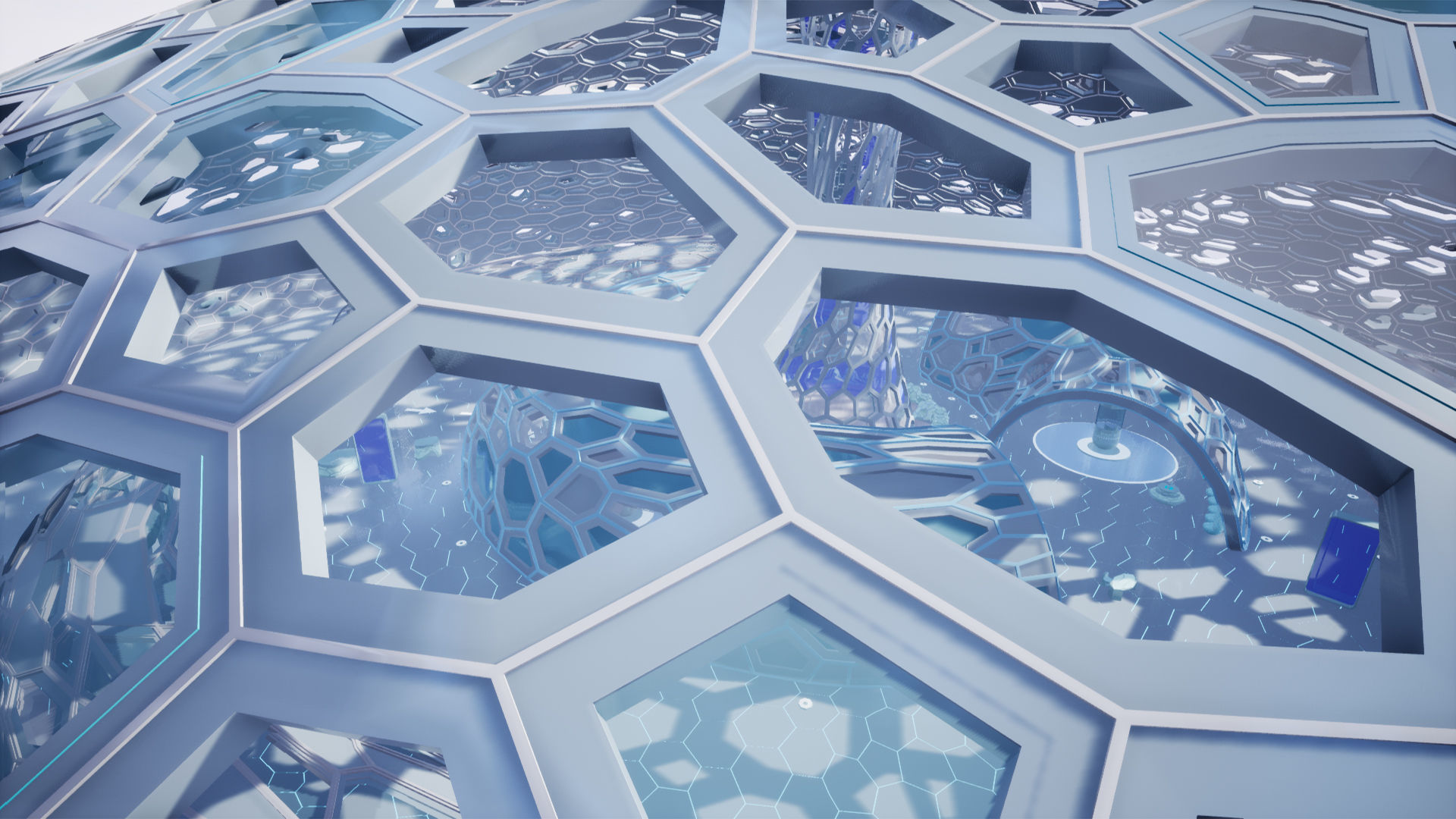 Concept Exhibition Hall 3D model_12