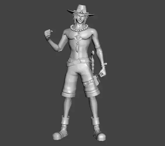 Portgas D  Ace 3D Model