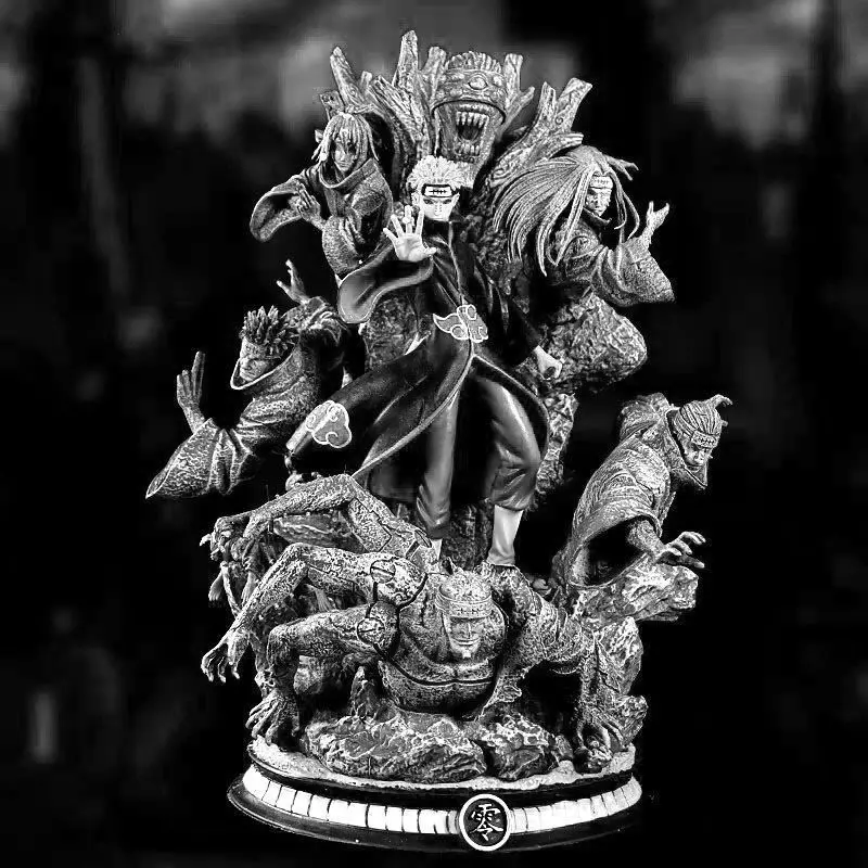 Diorama Naruto Pain 6 path 3D print model_0