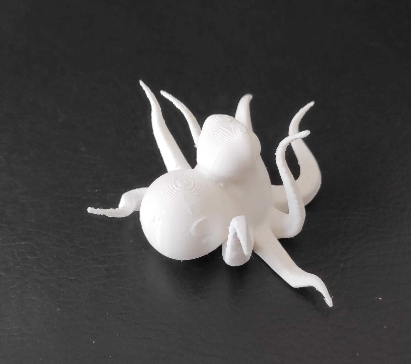 Cartoon Octopus 3D print model_6