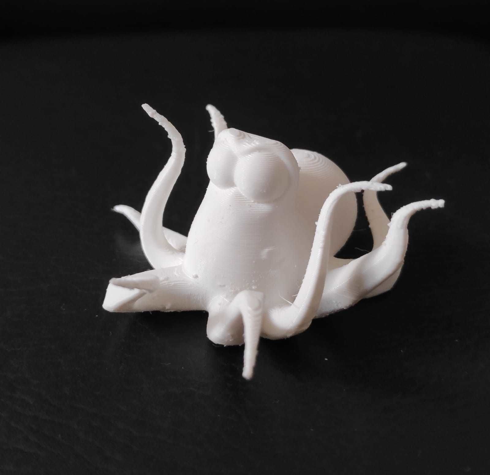 Cartoon Octopus 3D print model_4