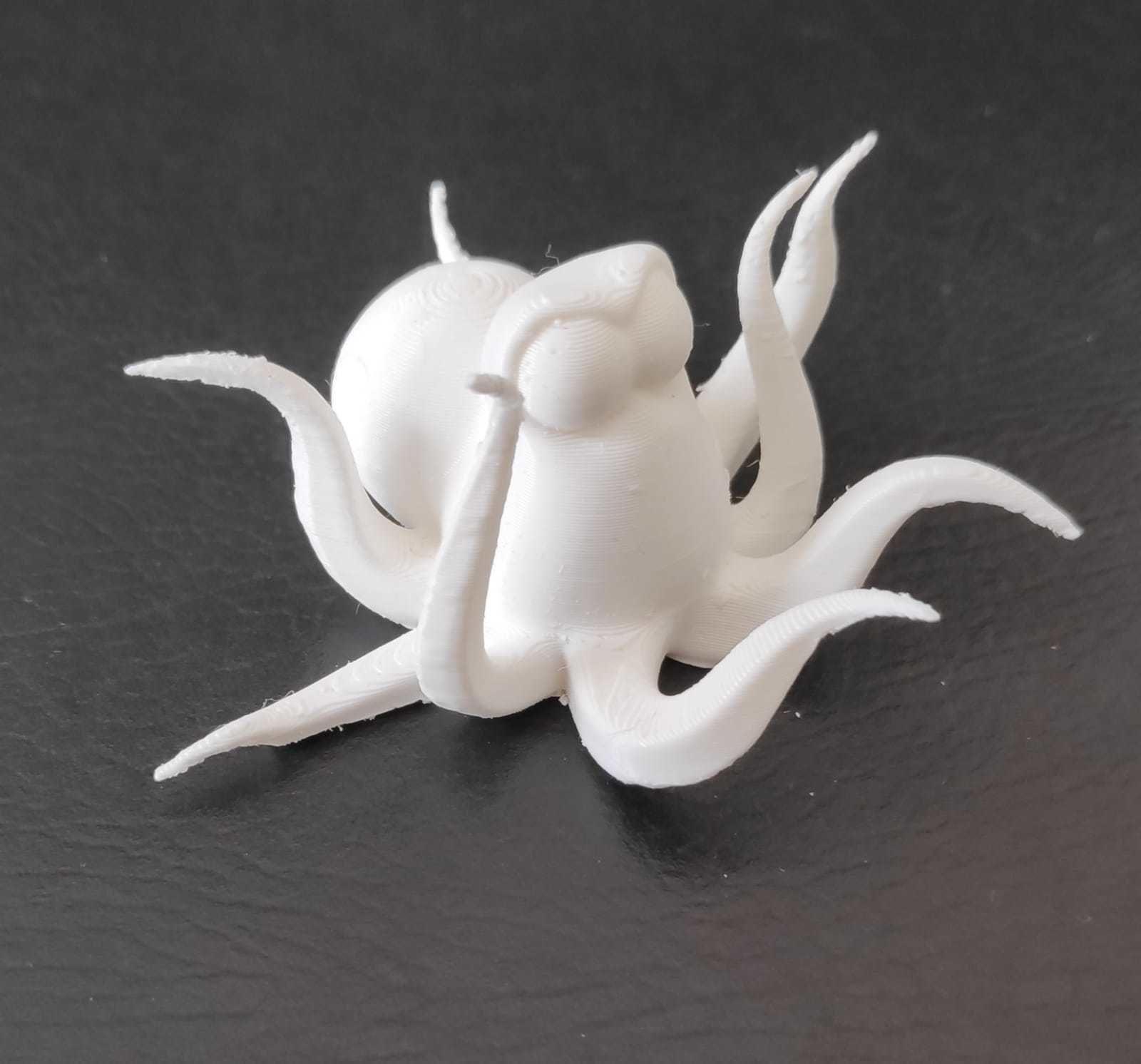 Cartoon Octopus 3D print model_15