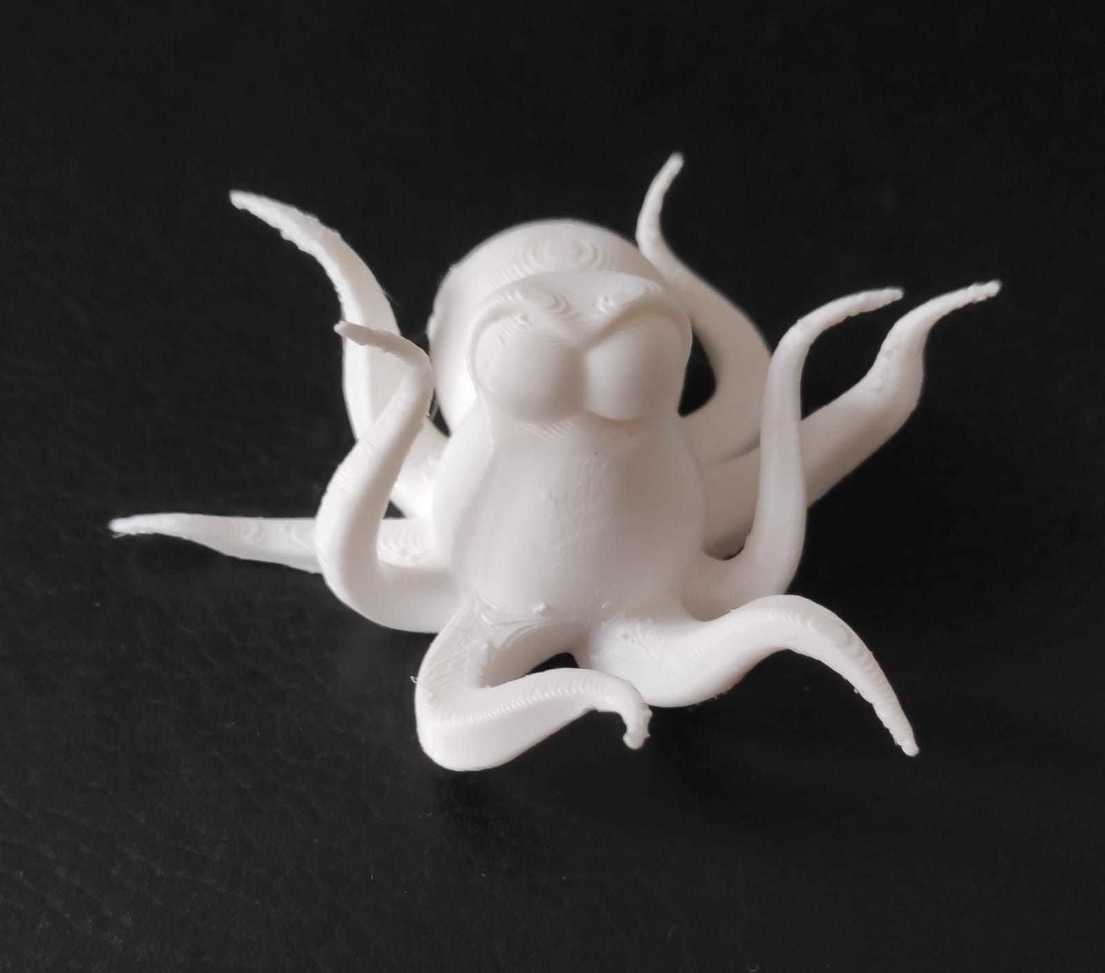 Cartoon Octopus 3D print model_14