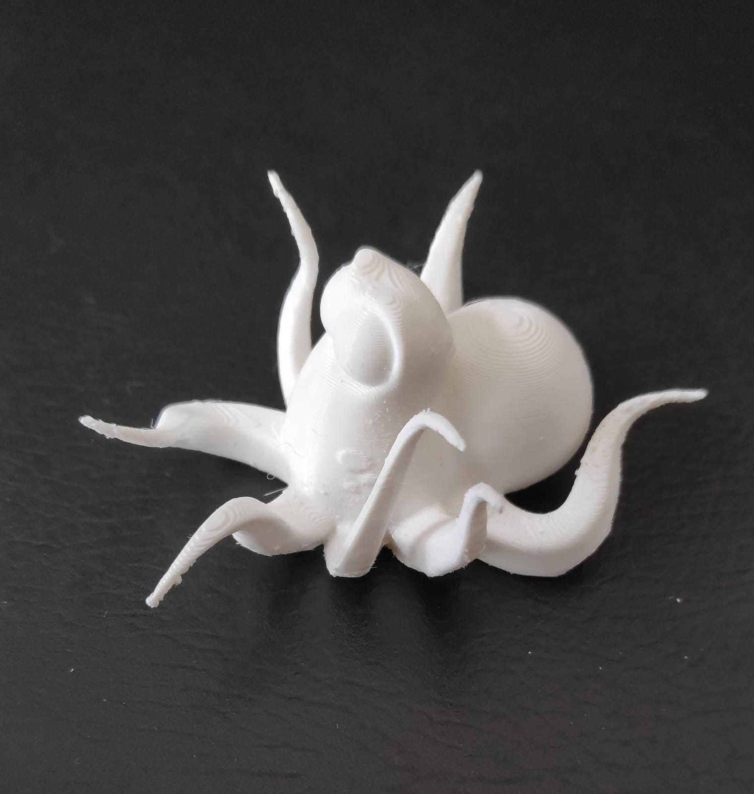Cartoon Octopus 3D print model_10