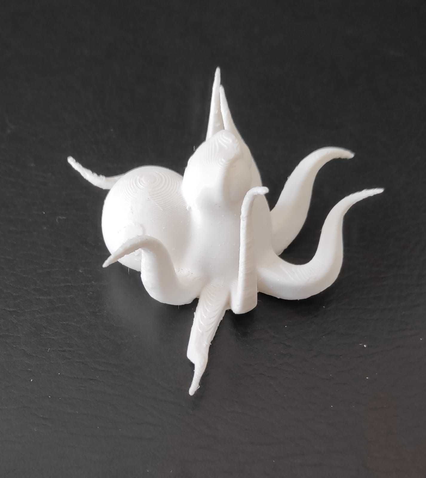 Cartoon Octopus 3D print model_5