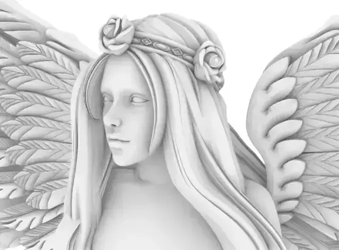 Angel fun art model 