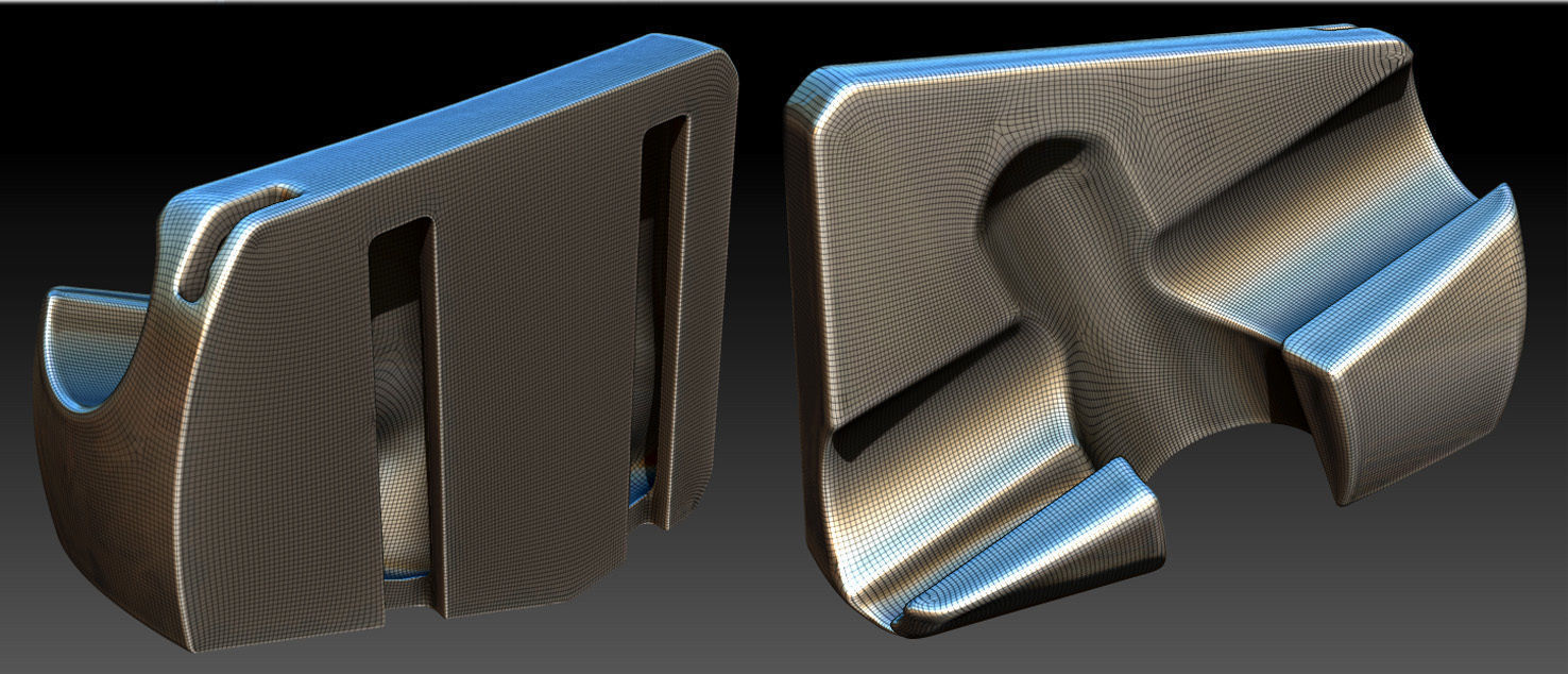 AirBrush Desk Stand and Wall Support 3D print model_11