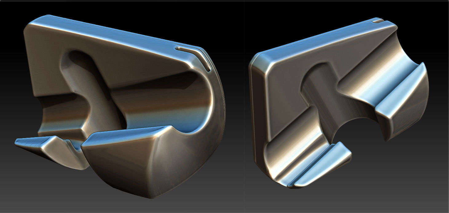 AirBrush Desk Stand and Wall Support 3D print model_8