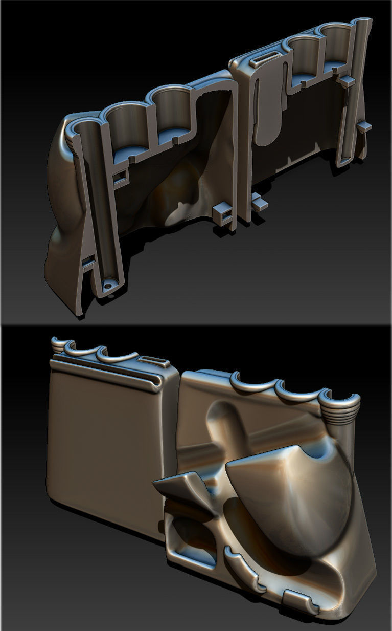 AirBrush Desk Stand and Wall Support 3D print model_7