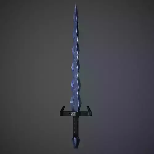 Casual sword low poly