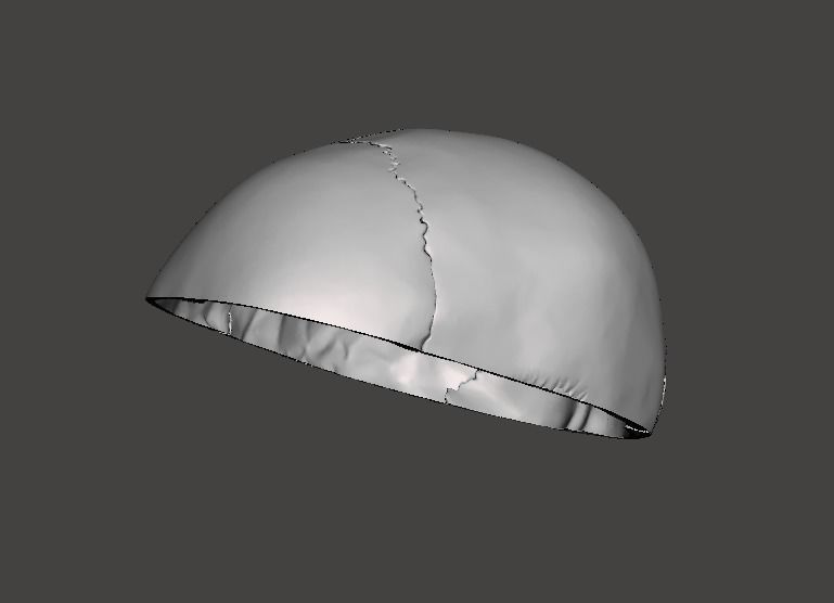 CRANEO HUECO DETALLADO 3D print model_5