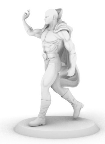 Saitama OnePunch man Action figure 3D print model_1