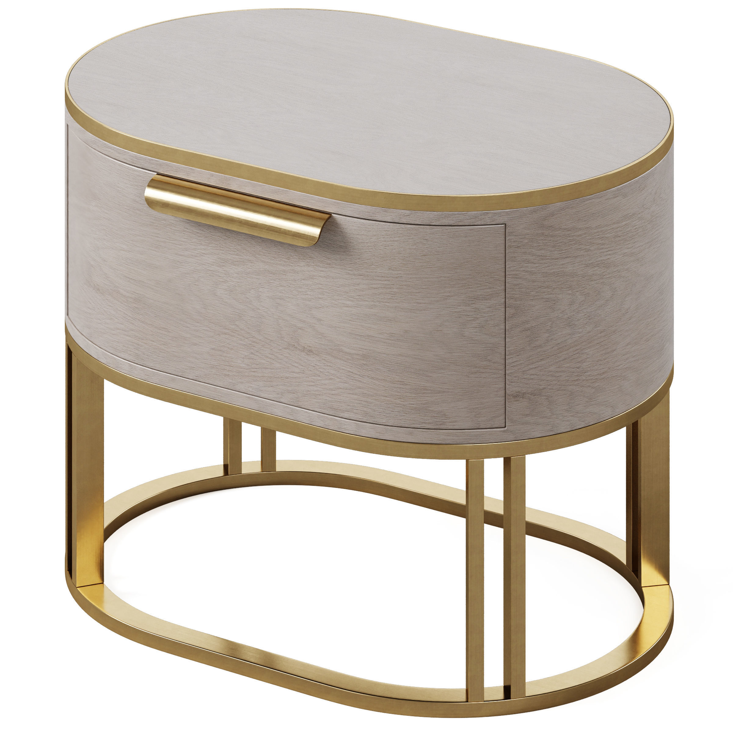 Bedside table Dallas by Frato 3D model_2