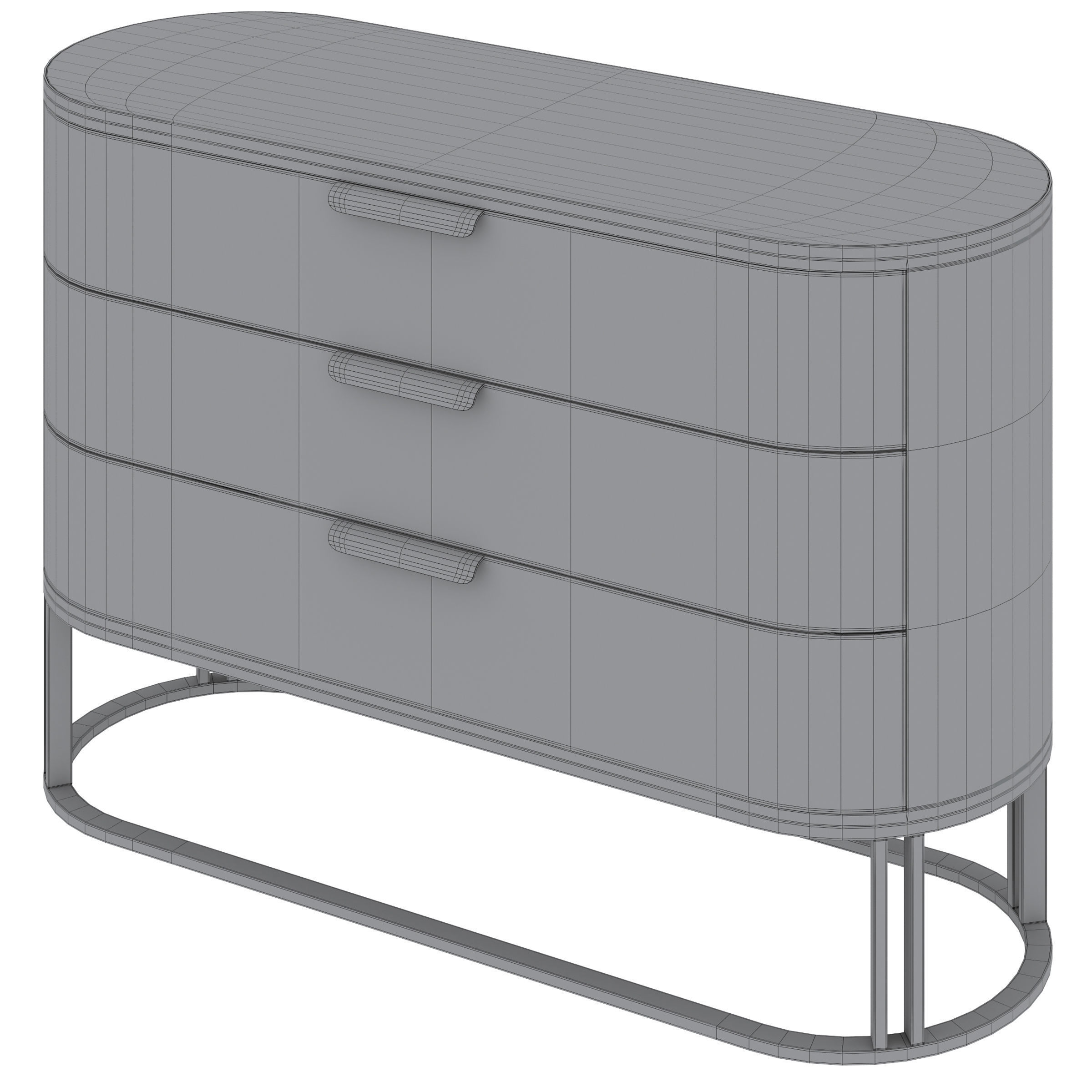 Chest of drawers Dallas by Frato 3D model_3