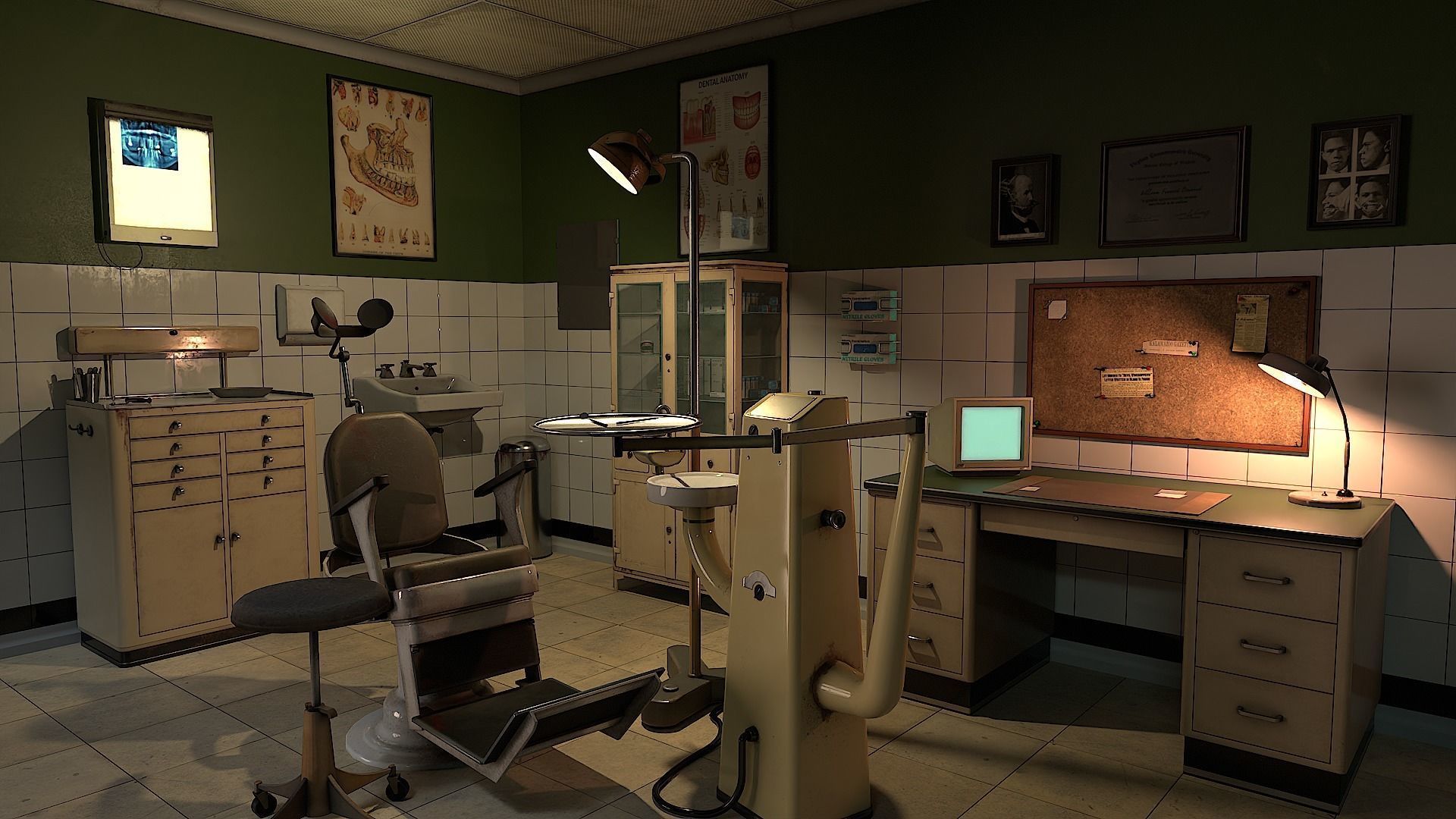 Horror Dentist Pack Low-poly 3D model_1