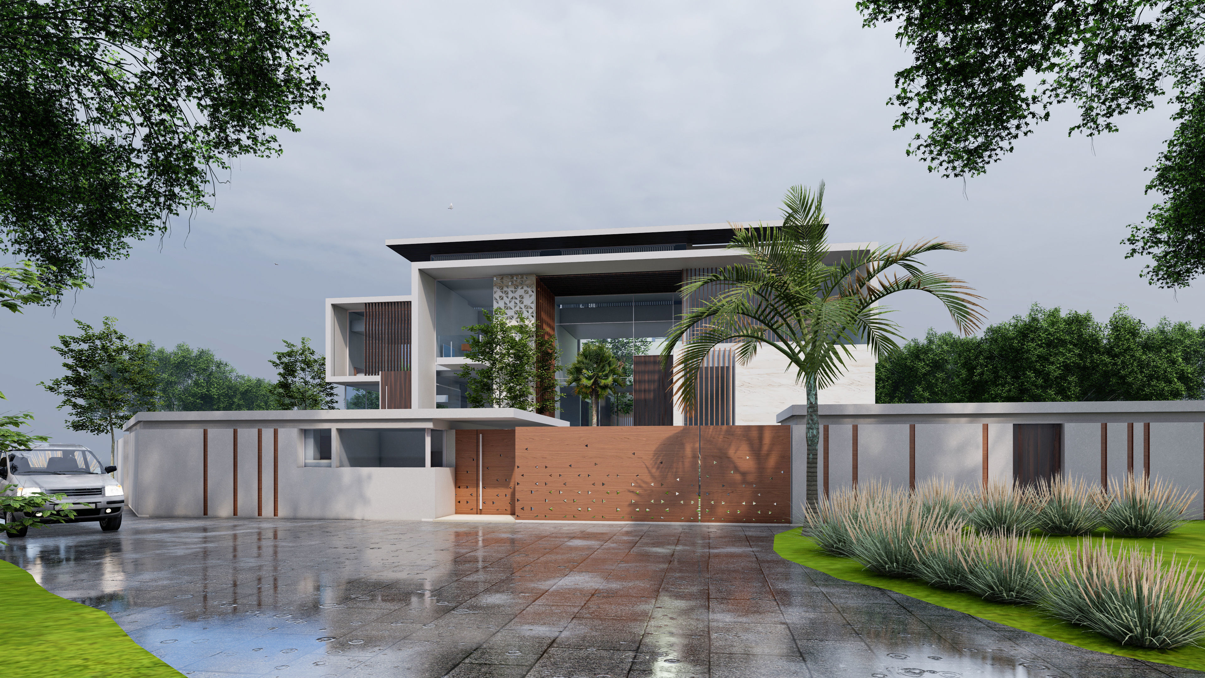 Exterior Design 3D model_1