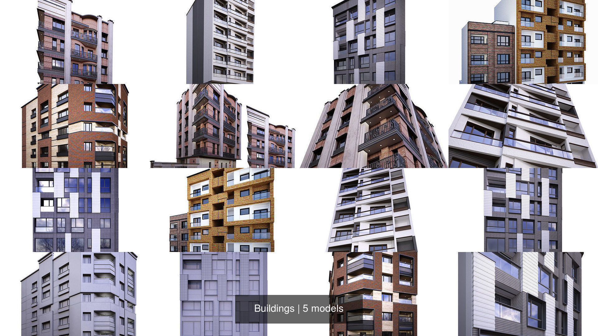 Buildings 3D Model Collection_1