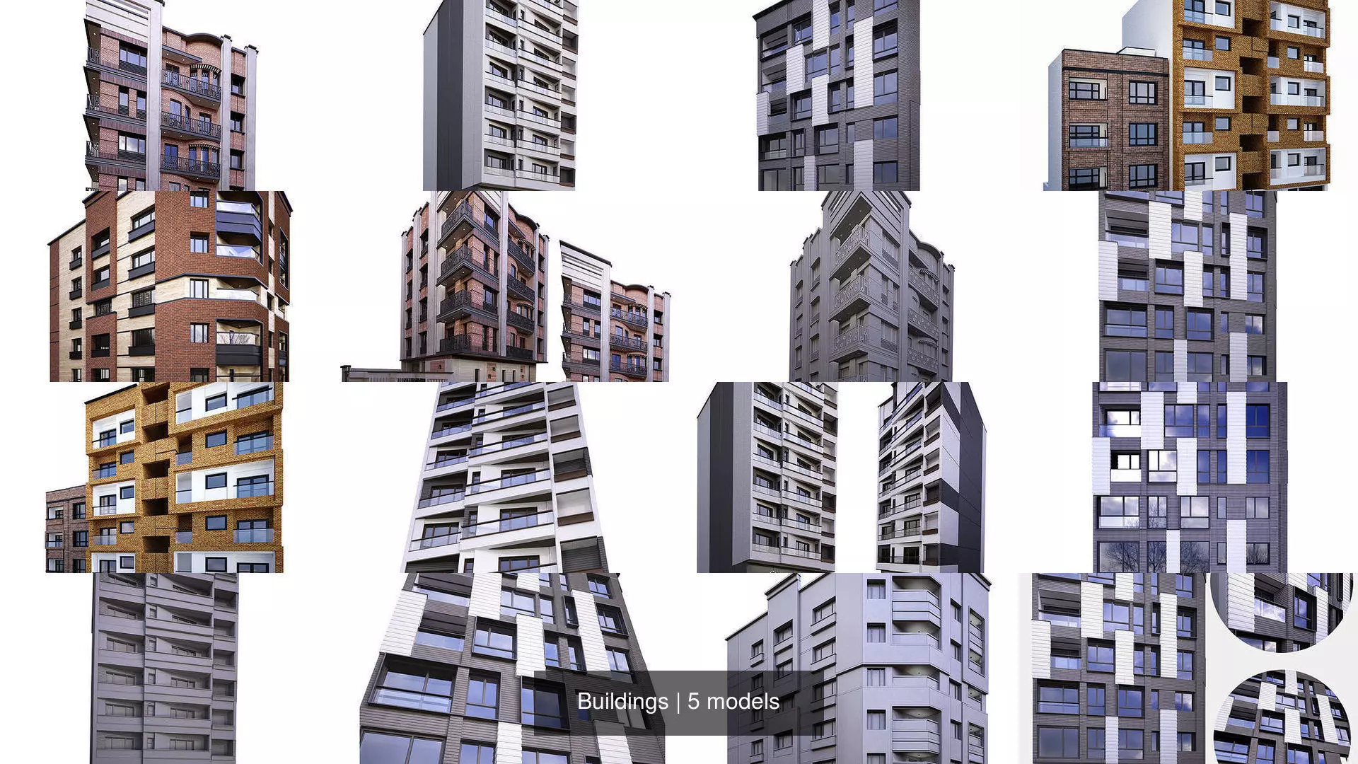 Buildings 3D Model Collection_0