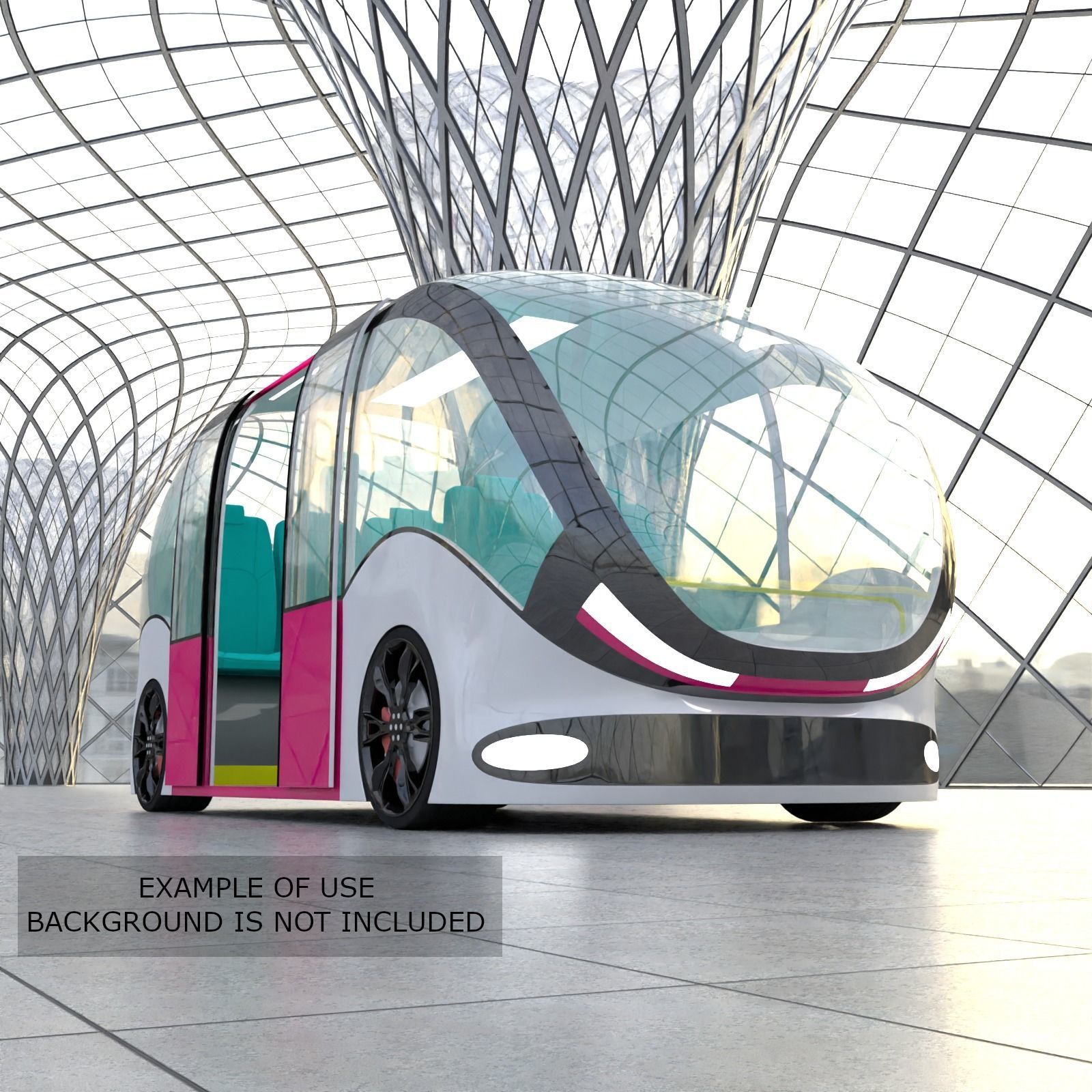 Shuttle minibus concept 2023 3D model_1