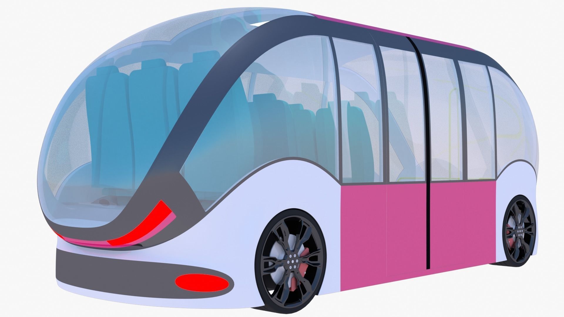 Shuttle minibus concept 2023 3D model_4