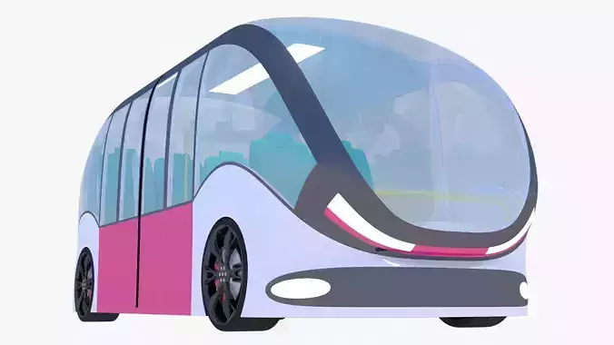 Shuttle minibus concept 2023 3D model