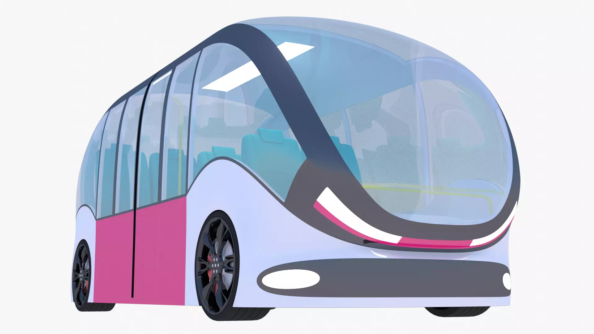 Shuttle minibus concept 2023 3D model_0