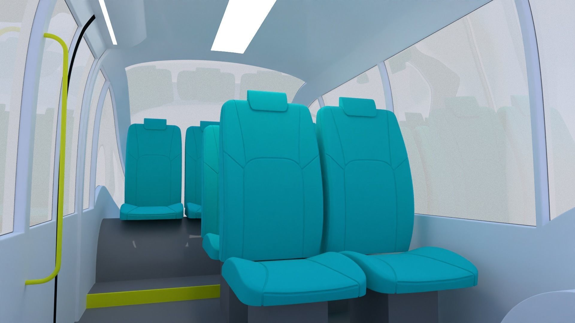 Shuttle minibus concept 2023 3D model_14