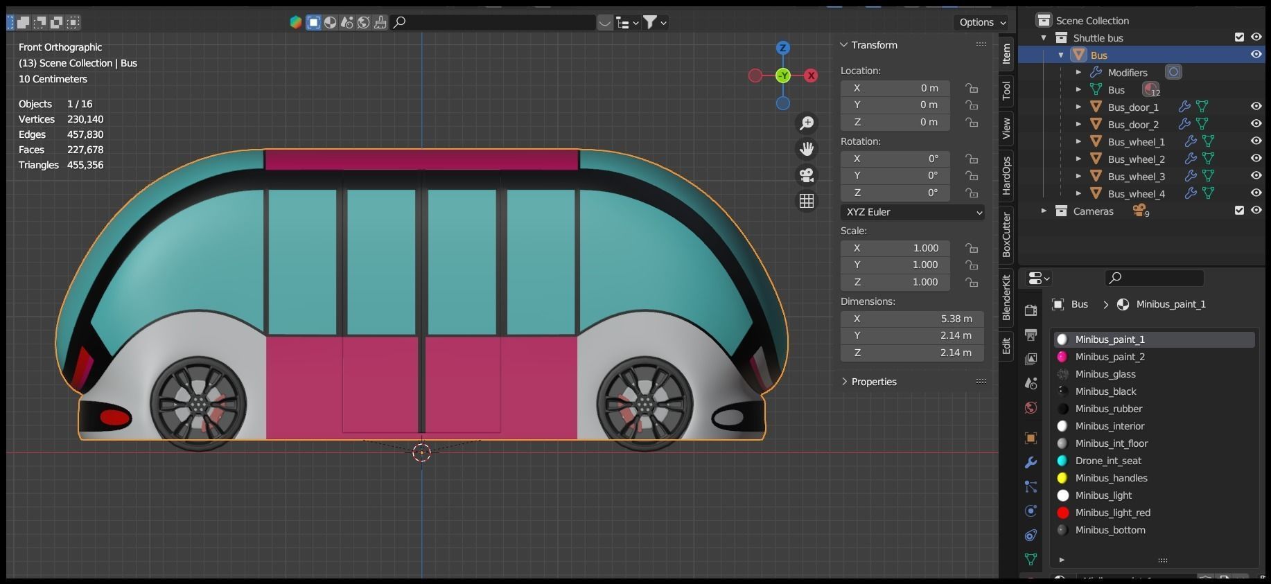 Shuttle minibus concept 2023 3D model_19