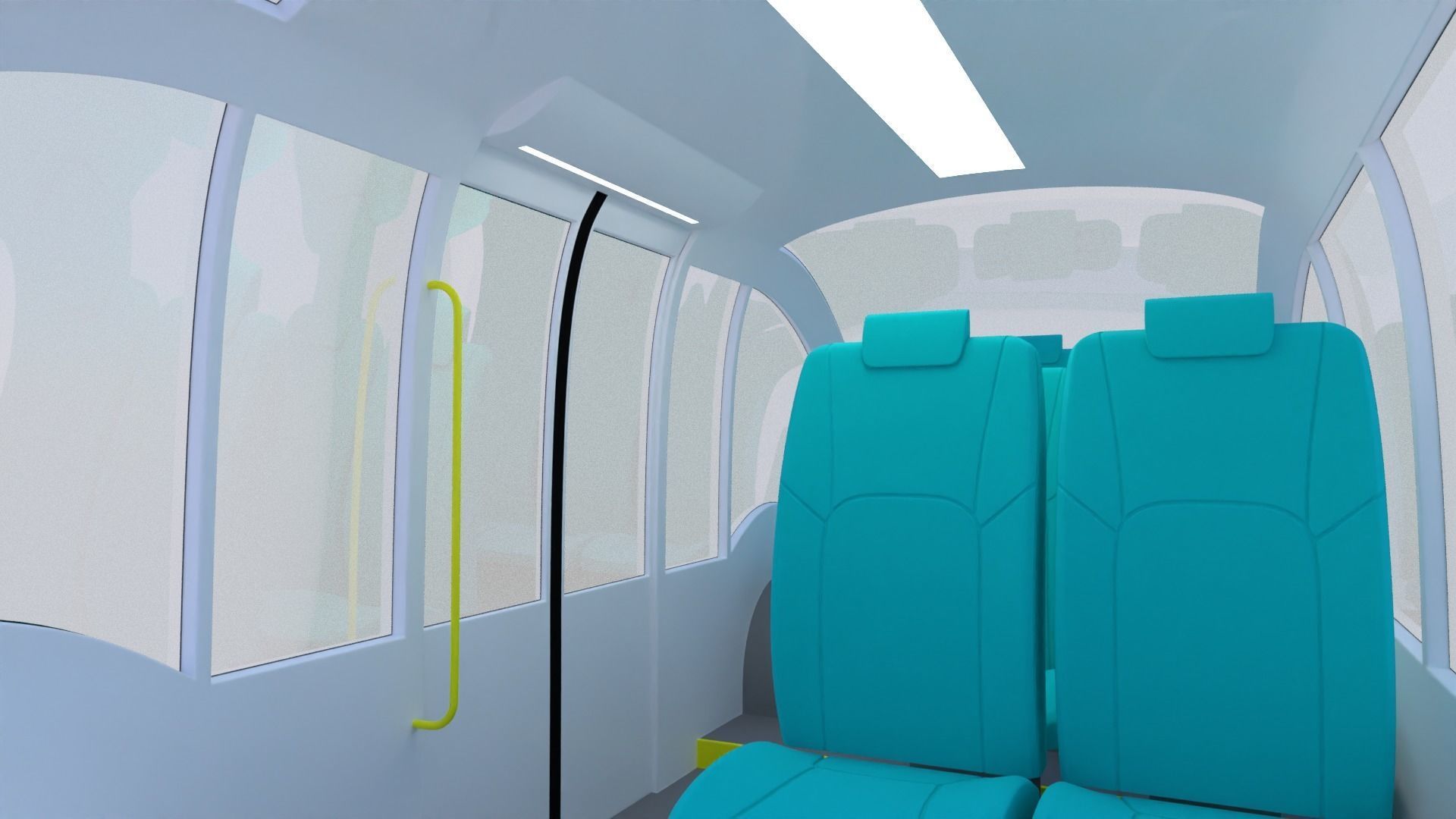 Shuttle minibus concept 2023 3D model_13