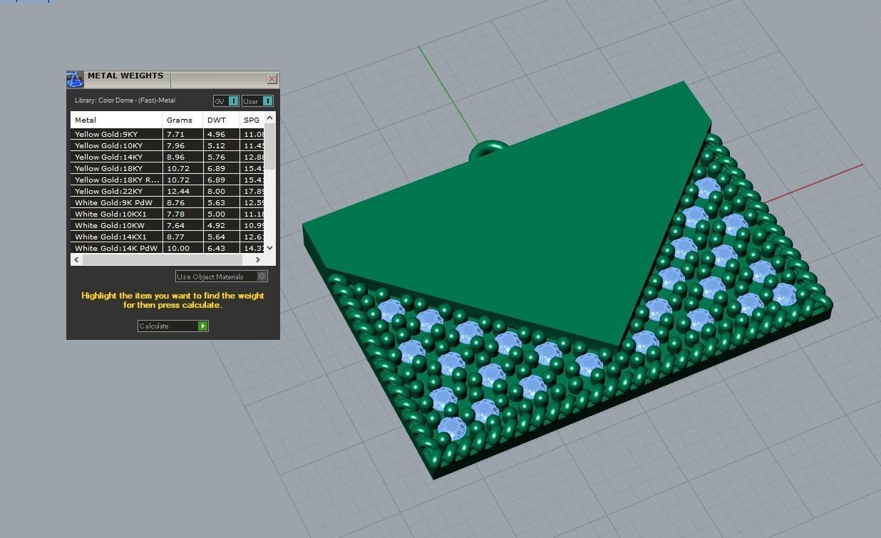 envelope pendant 3D print model_4