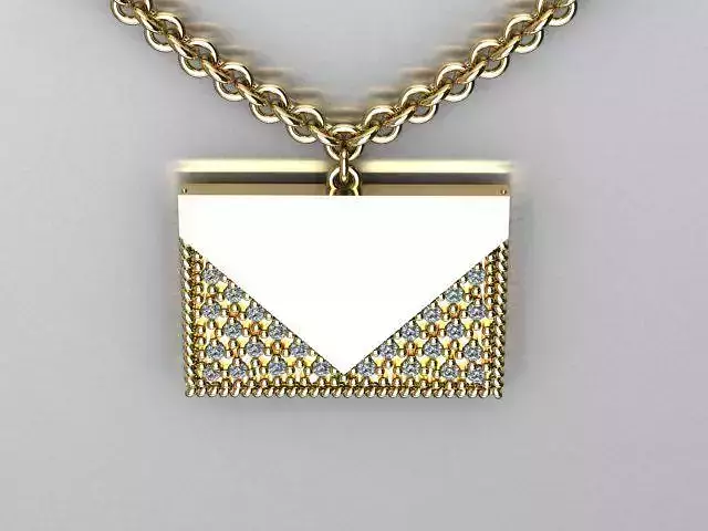 envelope pendant