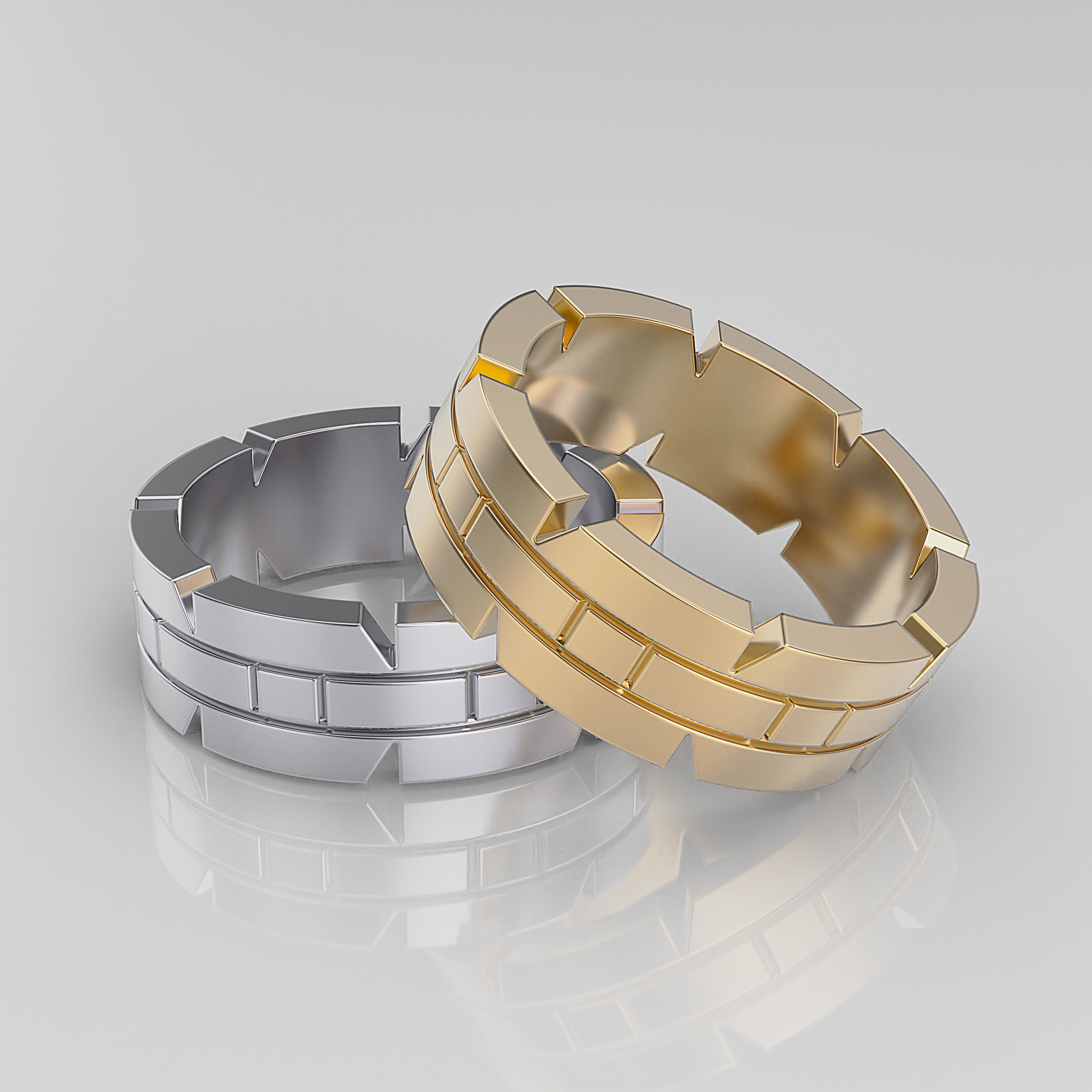 Wedding Band 3D print model_14