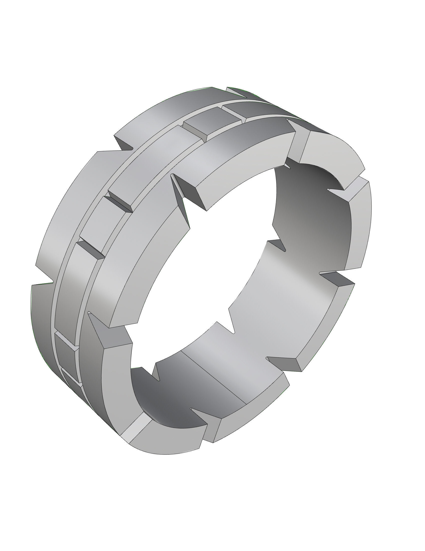 Wedding Band 3D print model_13