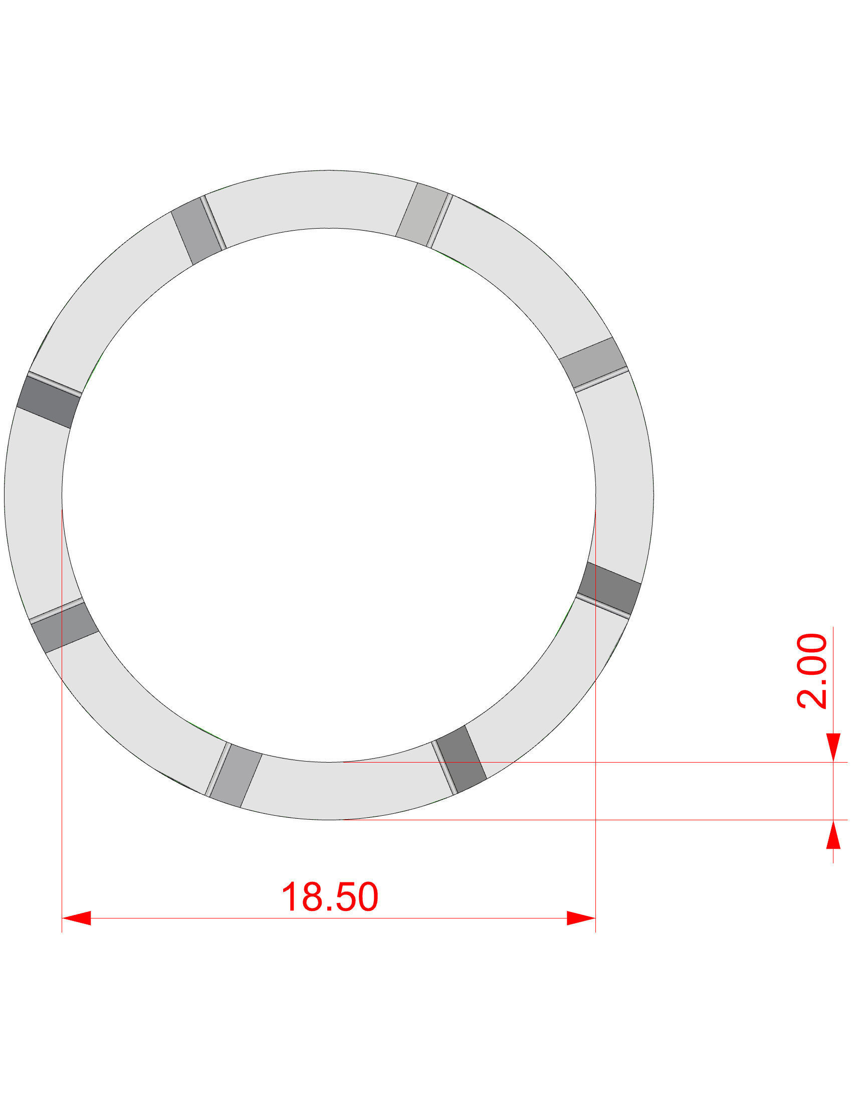 Wedding Band 3D print model_16