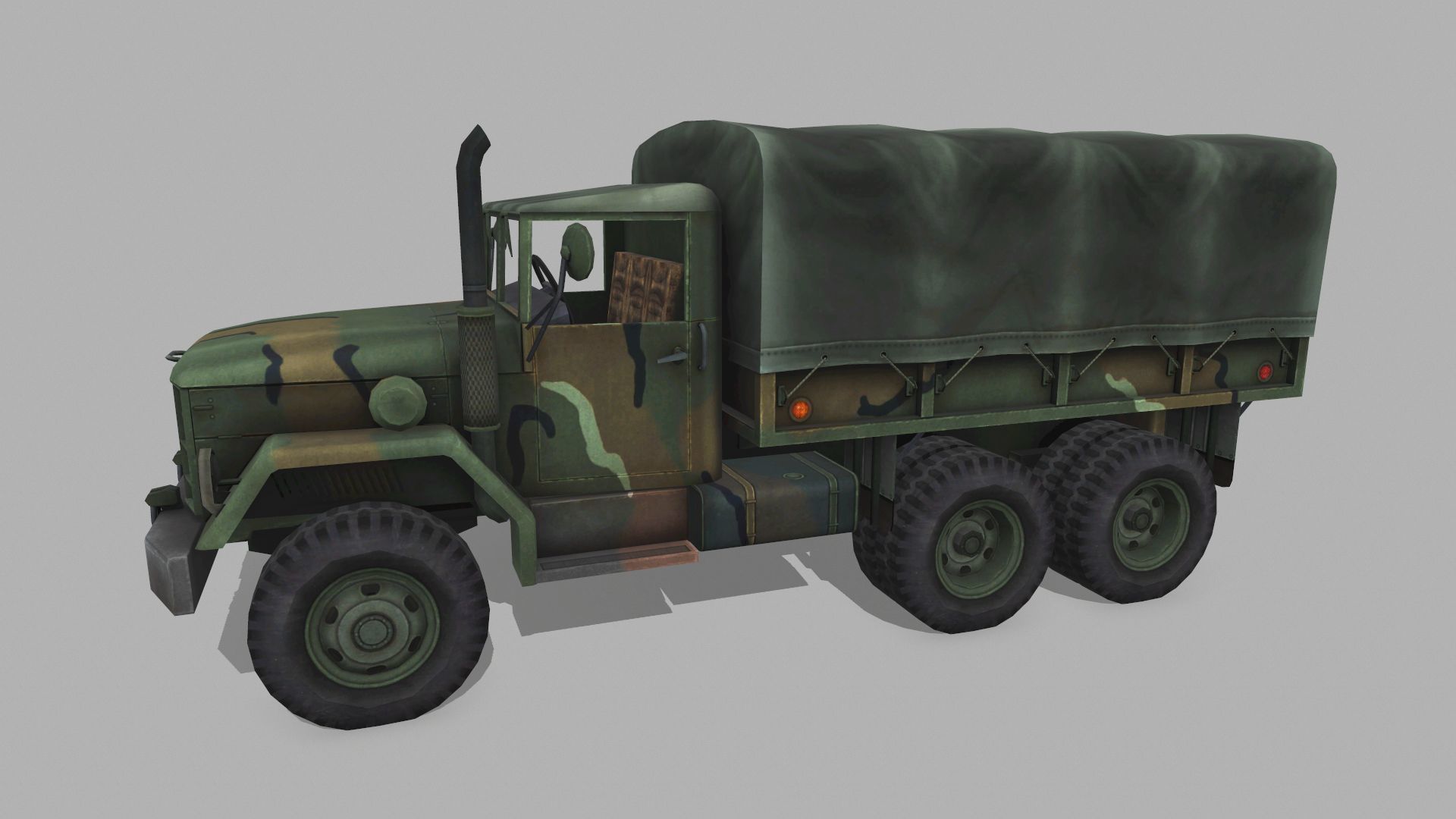 Cargo m35 Low-poly 3D model_2