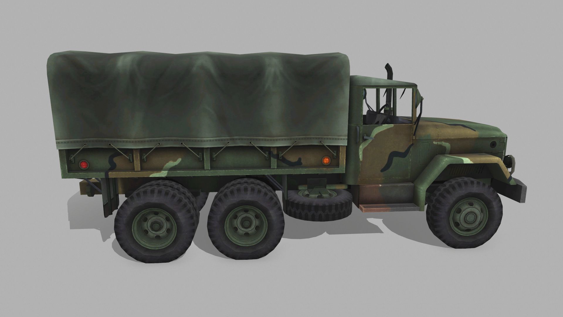 Cargo m35 Low-poly 3D model_4