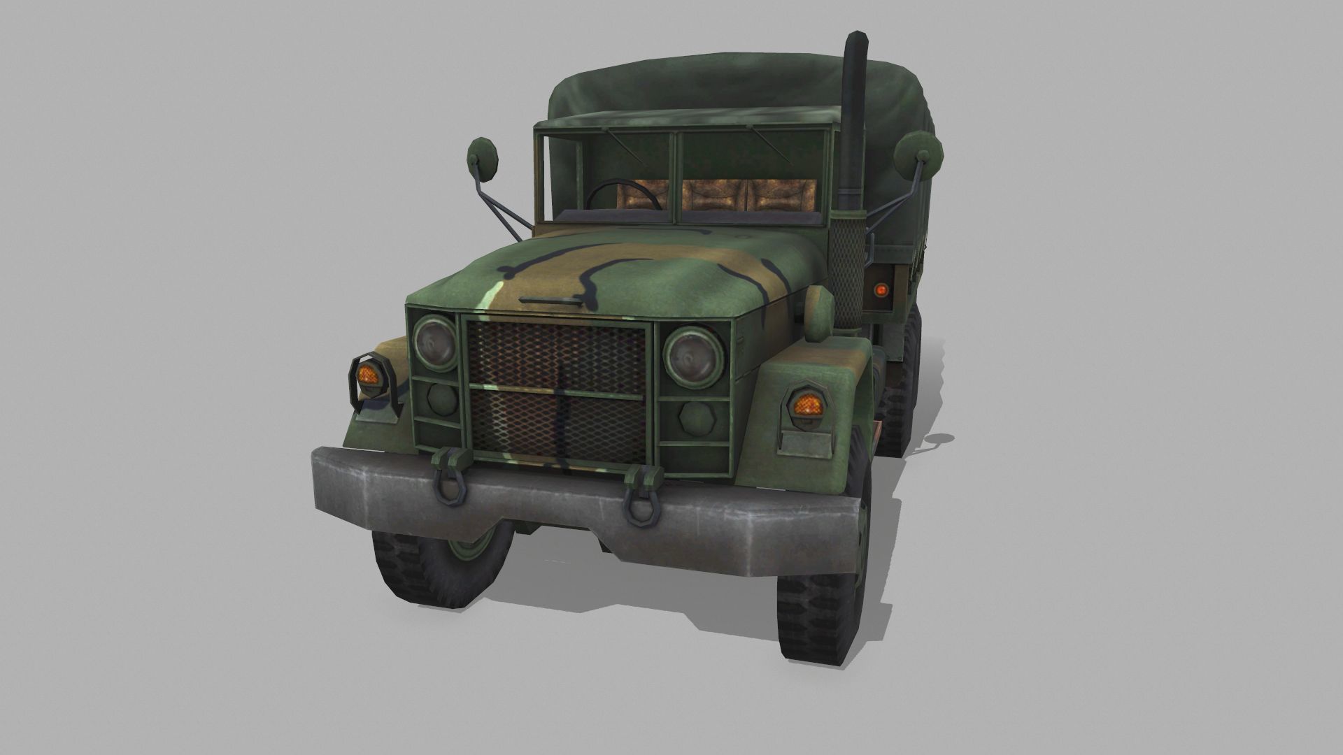 Cargo m35 Low-poly 3D model_1
