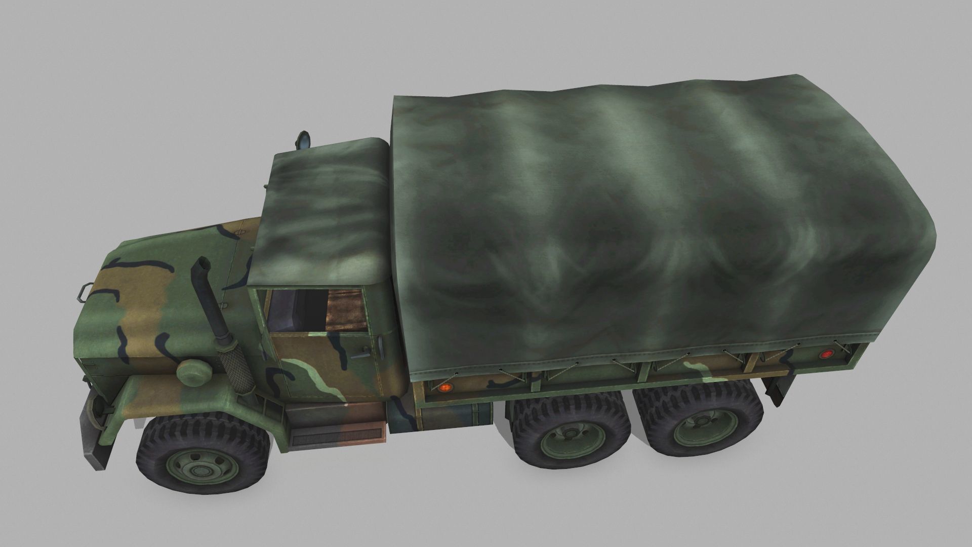 Cargo m35 Low-poly 3D model_5