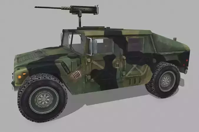 Humvee Low-poly 3D model