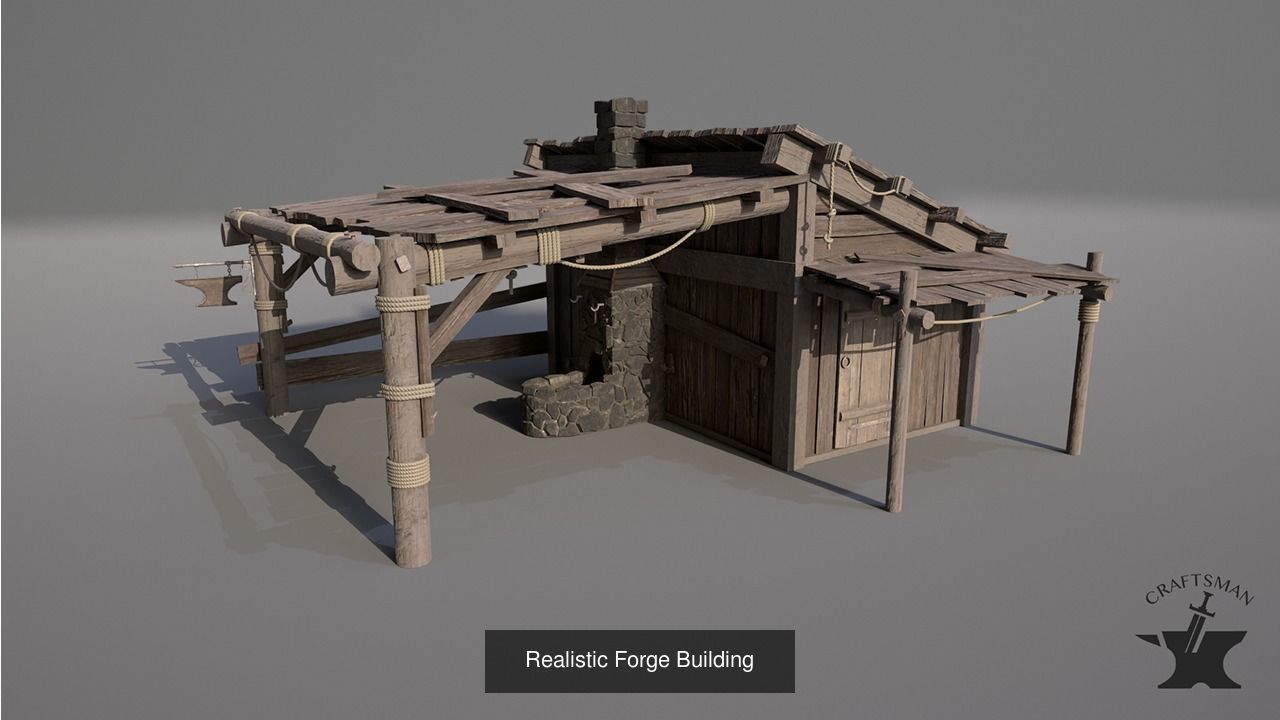 Medieval Forge Pack 3D Model Collection_13