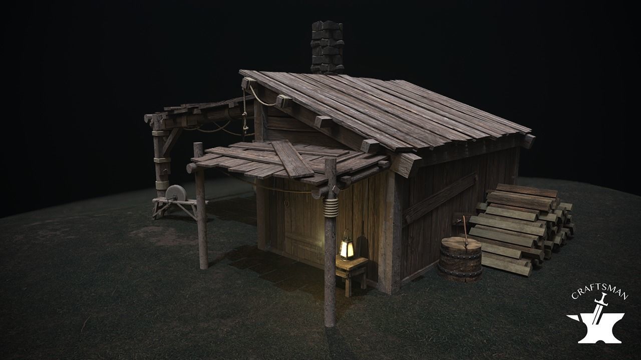 Medieval Forge Pack 3D Model Collection_9