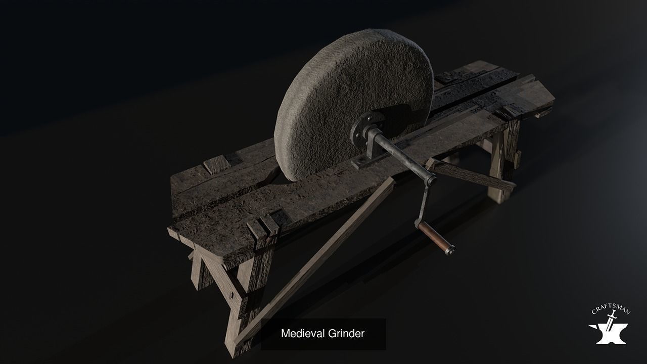 Medieval Forge Pack 3D Model Collection_19