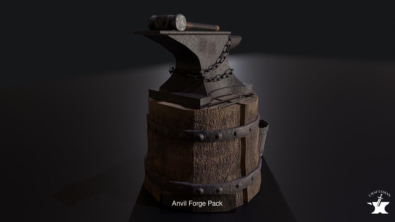 Medieval Forge Pack 3D Model Collection_20