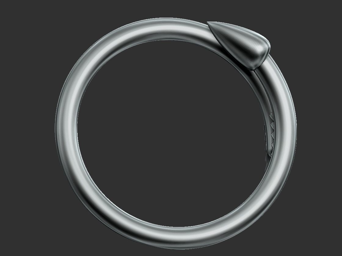 Arrow Ring 3D print model_12