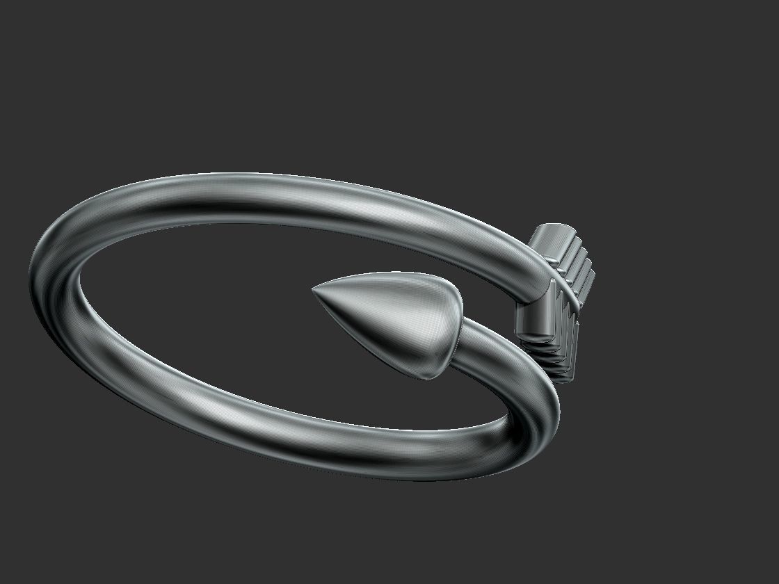 Arrow Ring 3D print model_18