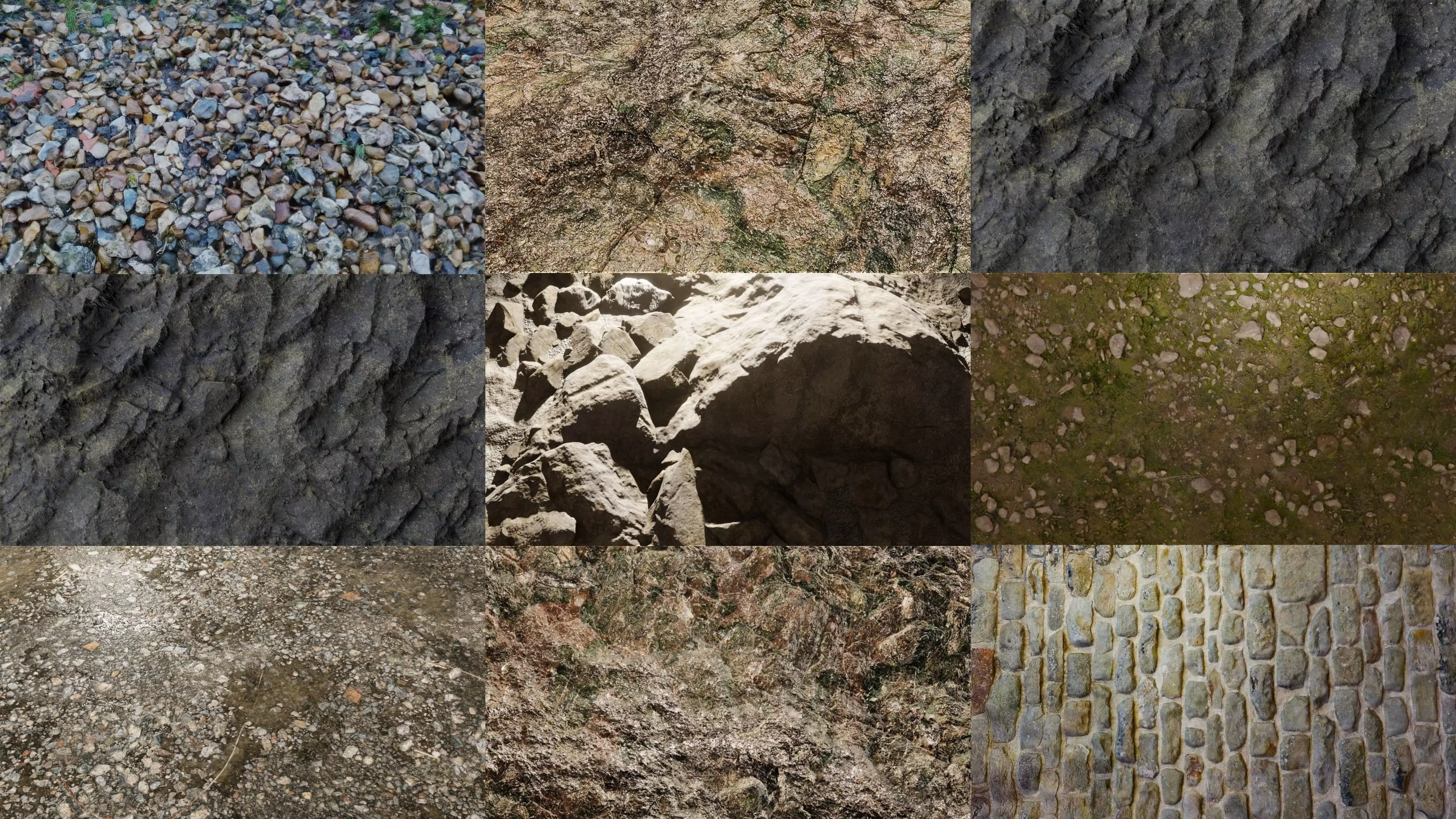 Rock Pack 3D model_0