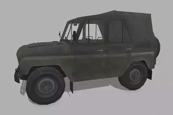 UAZ 3151 Low-poly 3D model