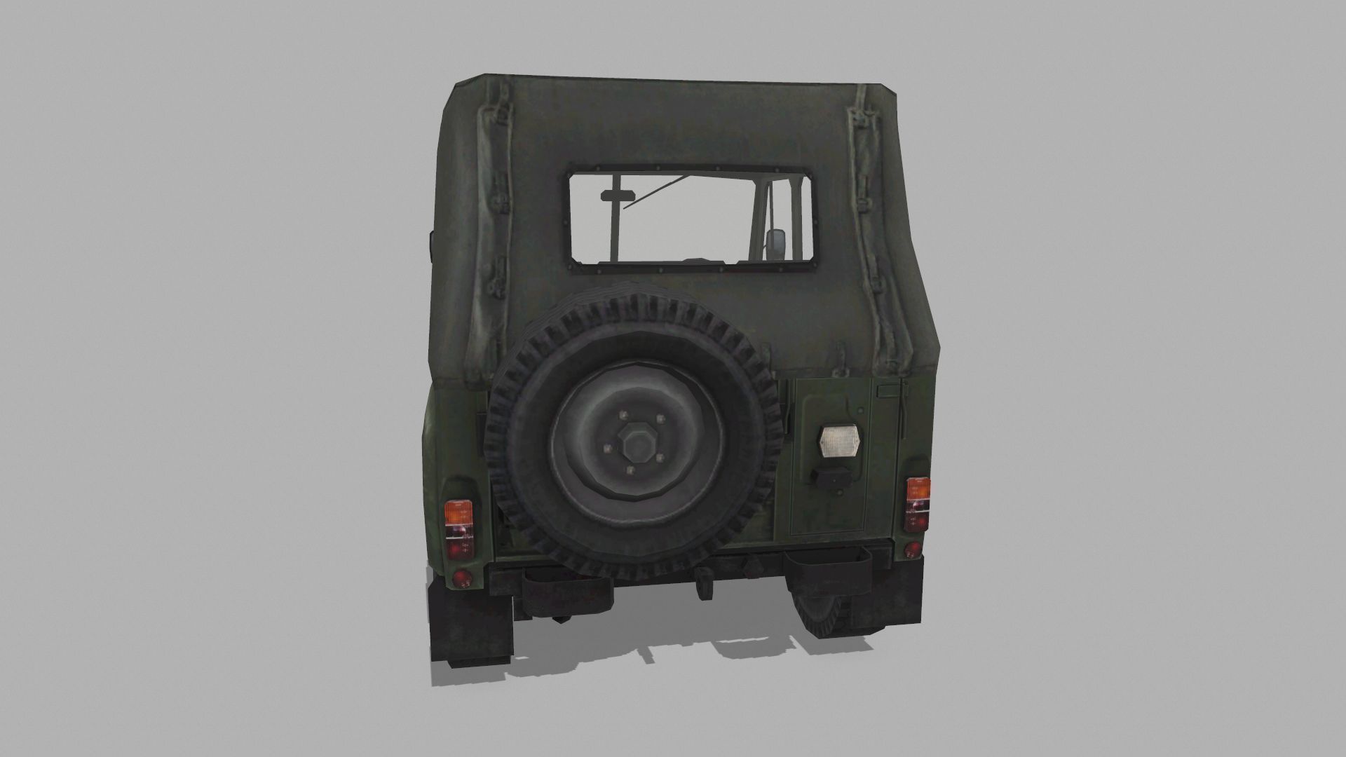 UAZ 3151 Low-poly 3D model_3