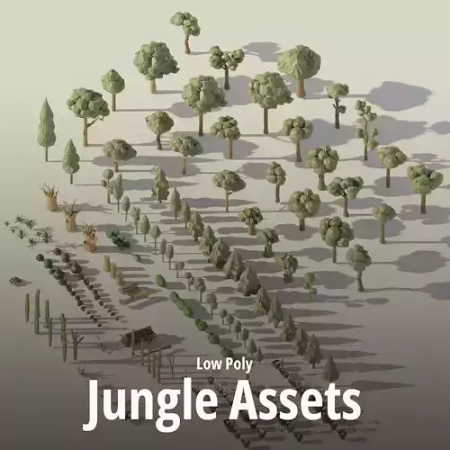 Low Poly Nature Trees 