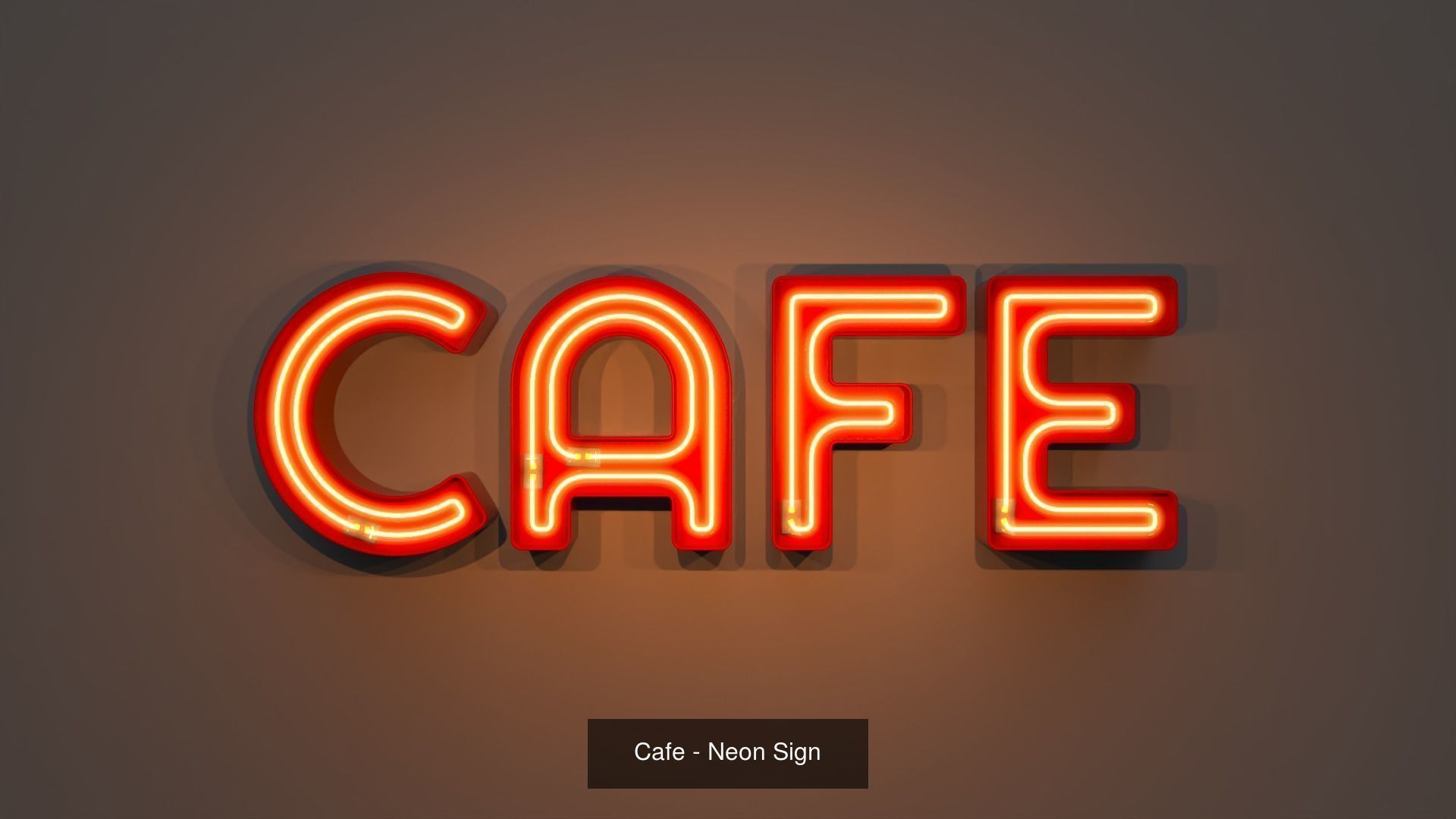 Lettering Pack 4 - Neon Signs 3D Model Collection_2